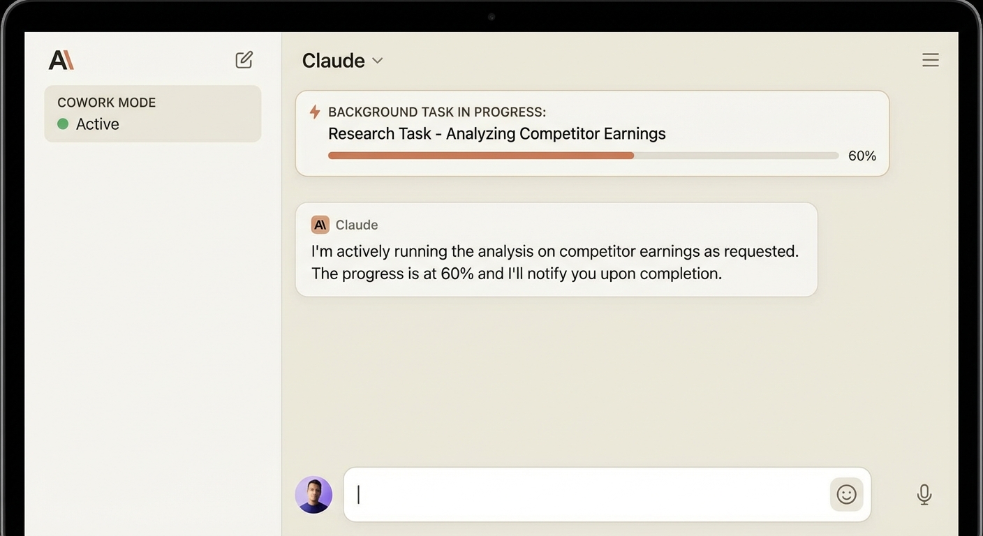 Claude Co-Work background tasks